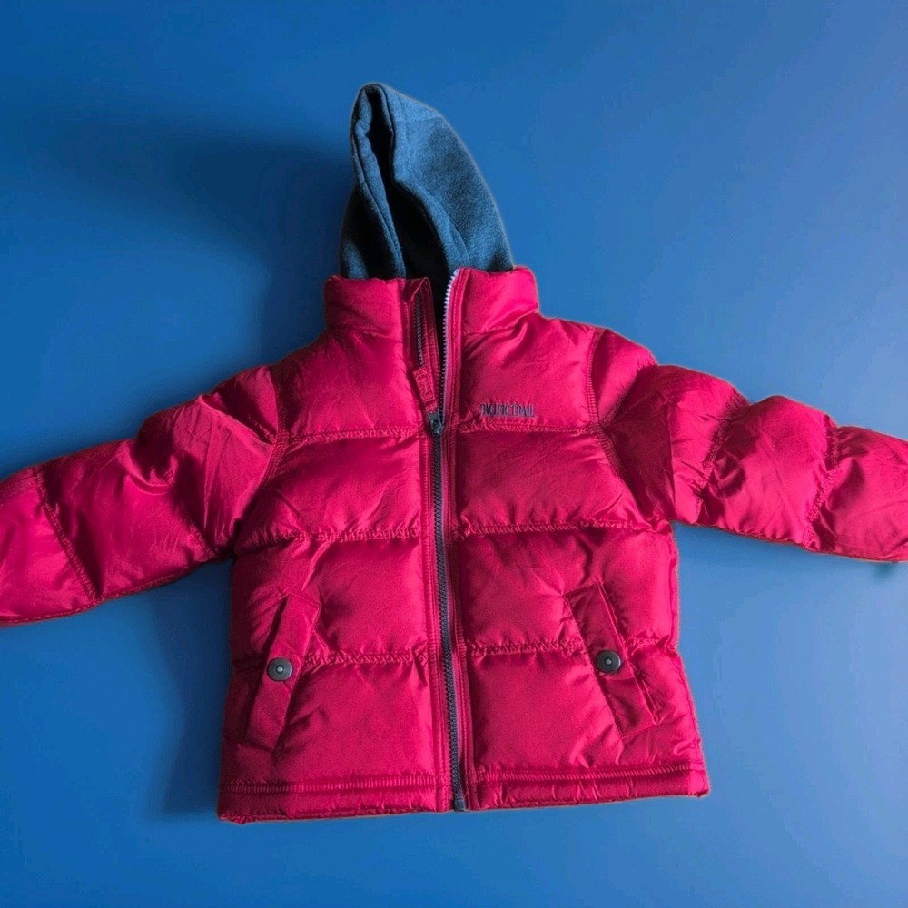Pacific Trail Toddler Sz 3T Jacket Coat Puffer Red Full Zip Lightweight